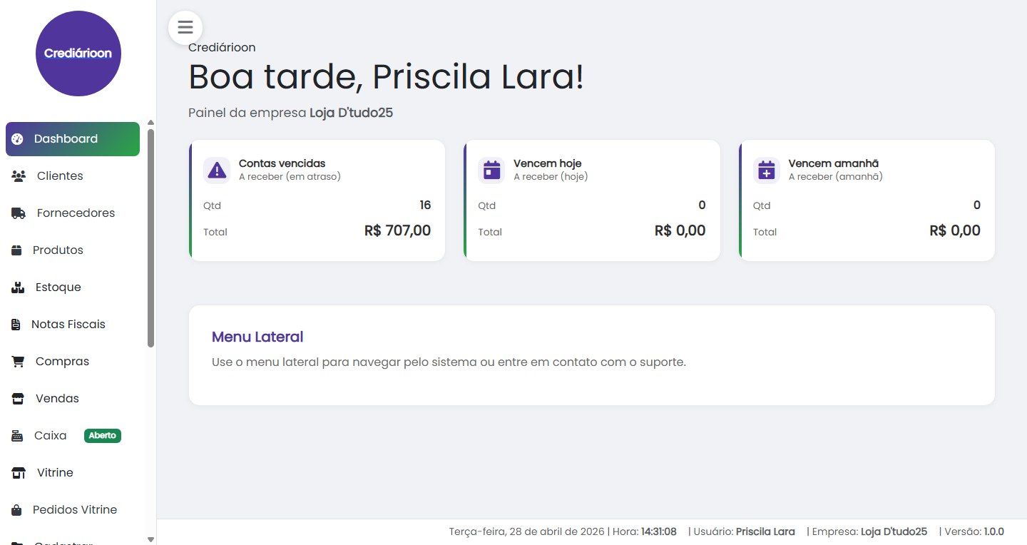 Dashboard do Ilustra ERP
